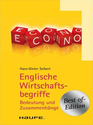 cover image of Englische Wirtschaftsbegriffe